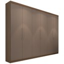 Ver imagem 2 de Guarda-Roupa Édez Casal Montreal, 6 Portas 2,68 m, Fendi e Nogueira