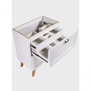 Ver imagem 4 de Gabinete para Banheiro Milano Retrô 3 Gavetas MDF 60cm On Móveis