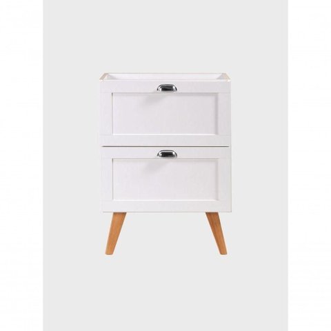 Gabinete para Banheiro Milano Retrô 3 Gavetas MDF 60cm On Móveis