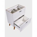Ver imagem 3 de Gabinete para Banheiro Milano Retrô 3 Gavetas MDF 60cm On Móveis