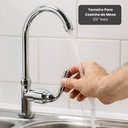 Ver imagem 2 de Torneira para Cozinha de Mesa 1/2'' - Inox Giro 360° Acabamento Cromado