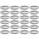 Ver imagem 1 de Kit 24 Pratos de Melamina para Sobremesa Oriental Restaurante Japonês 18cm Preto Fosco