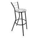 Ver imagem 1 de Banqueta Banco Alto Cozinha Alta Bar Bistro Area Americana:branco Floral