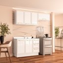 Ver imagem 1 de Cozinha Compacta 250081 3 Peças Amara Branco Politorno Móveis