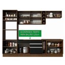 Ver imagem 5 de Armário de Cozinha Completa 290cm Rustic/Preto Vicenza Madesa 16