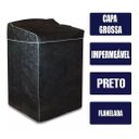 Ver imagem 2 de Capa para Máquina de Lavar Roupas - Tampa - Flanelada - 02 Partes - Todos Tamanhos e Marcas Electrol