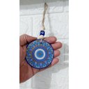 Ver imagem 3 de Mandala Porcelana Olho Grego Proteção Talisma Amuleto 20 Cm