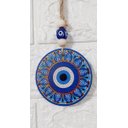 Ver imagem 4 de Mandala Porcelana Olho Grego Proteção Talisma Amuleto 20 Cm