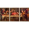 Conjunto Quadros Decorativos Santa Ceia I Sem Vidro - 1