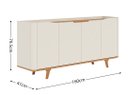 Ver imagem 3 de Buffet Arc 1.6 Off White/Nature