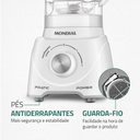 Ver imagem 6 de Liquidificador Mondial Branco 110v  L-97-w
