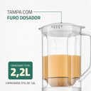 Ver imagem 4 de Liquidificador Mondial Branco 110v L-97-w