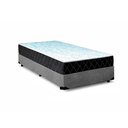Ver imagem 1 de Cama Box Solteiro 88 Suede Cinza com Colchão Espuma D33 Marrocos 30cm