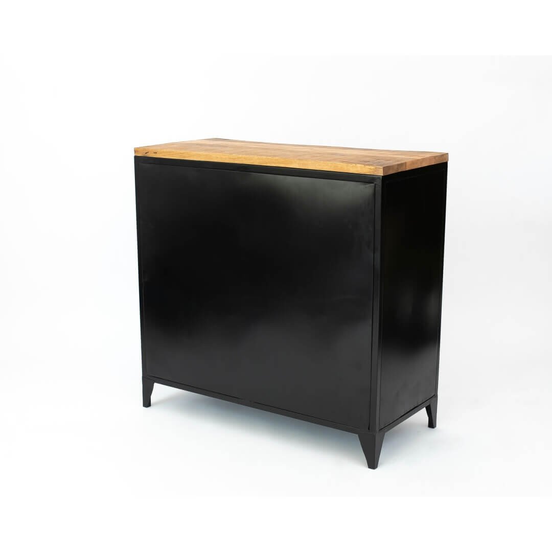 Cômoda Grande - Modelo Contemporâneo - Cor Preto - 4