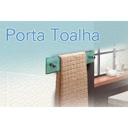 Porta Toalha de Rosto 8x40 Cm - 8mm - Fume - 2