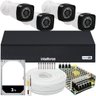 Kit Cftv 4 Câmeras Segurança Full Hd Dvr Intelbras 8ch 2tb - 1