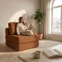 Ver imagem 2 de Poltrona Cama na Caixa 90 cm Versa Bouclê B05 - D'Rossi