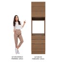 Ver imagem 6 de Torre Quente Madesa Stella 60 cm 1 Porta 3 Gavetas Rustic