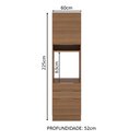 Ver imagem 3 de Torre Quente Madesa Stella 60 cm 1 Porta 3 Gavetas Rustic