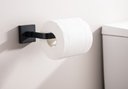 Ver imagem 4 de Suporte para Papel Higiênico Preto Fosco Quadrado em Aço Inox