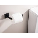 Ver imagem 5 de Suporte para Papel Higiênico Preto Fosco Quadrado em Aço Inox