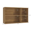 Ver imagem 5 de Armário Aéreo Celeste Kappesberg 100% Mdf 3 Portas 120cm