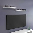 Ver imagem 2 de Prateleira Flutuante 30x60 Cms com Suporte Incluso Pbs 3060 Multivisao Branco