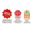 Ver imagem 4 de Prateleira Flutuante 30x60 Cms com Suporte Incluso Pbs 3060 Multivisao Branco