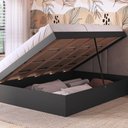 Ver imagem 2 de Cama Casal Box Baú Bogotá para Colchões 138x188 Cm Cb1140 Art In Móveis Grafite