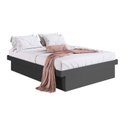 Ver imagem 4 de Cama Casal Box Baú Bogotá para Colchões 138x188 Cm Cb1140 Art In Móveis Grafite