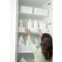 Ver imagem 3 de Kit Lavandeira Flow com 5 Cestos Branco ou