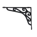 Ver imagem 1 de Cantoneira Preta Suporte de Parede Mão Francesa 25x20cm