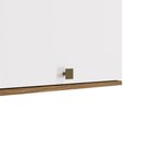 Ver imagem 5 de Armário Aéreo Celeste Kappesberg 100% Mdf 1 Porta Basculante Nogueira/branco 60cm