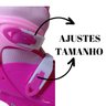Patins Inline Roller de 4 Rodas Rosa Elite Tamanho:28/31 - 3