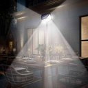 Ver imagem 4 de Luminária Solar Sensor Presença 100 Led com 3 Funções