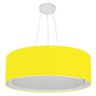 Lustre Cilíndrico Duplo Md-4126 80x30cm Bivolt Amarelo - 1