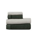 Ver imagem 1 de Jogo de Toalha Banhão 4 Peças Eleganz Branco e Verde