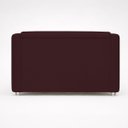 Ver imagem 6 de Kit Namoradeira + 4 Poltronas Decorativas para Sala Mila Suede Cores Pé de Plastico Cromado