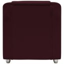 Ver imagem 3 de Kit Namoradeira + 4 Poltronas Decorativas para Sala Mila Suede Cores Pé de Plastico Cromado