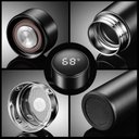 Ver imagem 6 de Garrafa Térmica em Aço Inox com Termômetro Digital 480ml Led