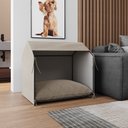 Ver imagem 1 de Casinha de Cachorro Pet Tati Raças Pequenas - Bege