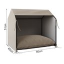 Ver imagem 3 de Casinha de Cachorro Pet Tati Raças Pequenas - Bege