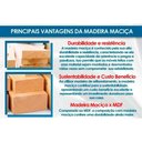 Ver mais imagens de Sala de Jantar Completa Berlim C- Tampo Madeirado C- Vidro Canto Curvo 120x80cm e 4 Cadeiras Jade