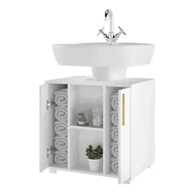 Ver imagem 2 de Gabinete Super Luxo Pia Coluna 2 Portas 1 Prateleira Ecoplan Ecogbpg2 - Ecoplanejados