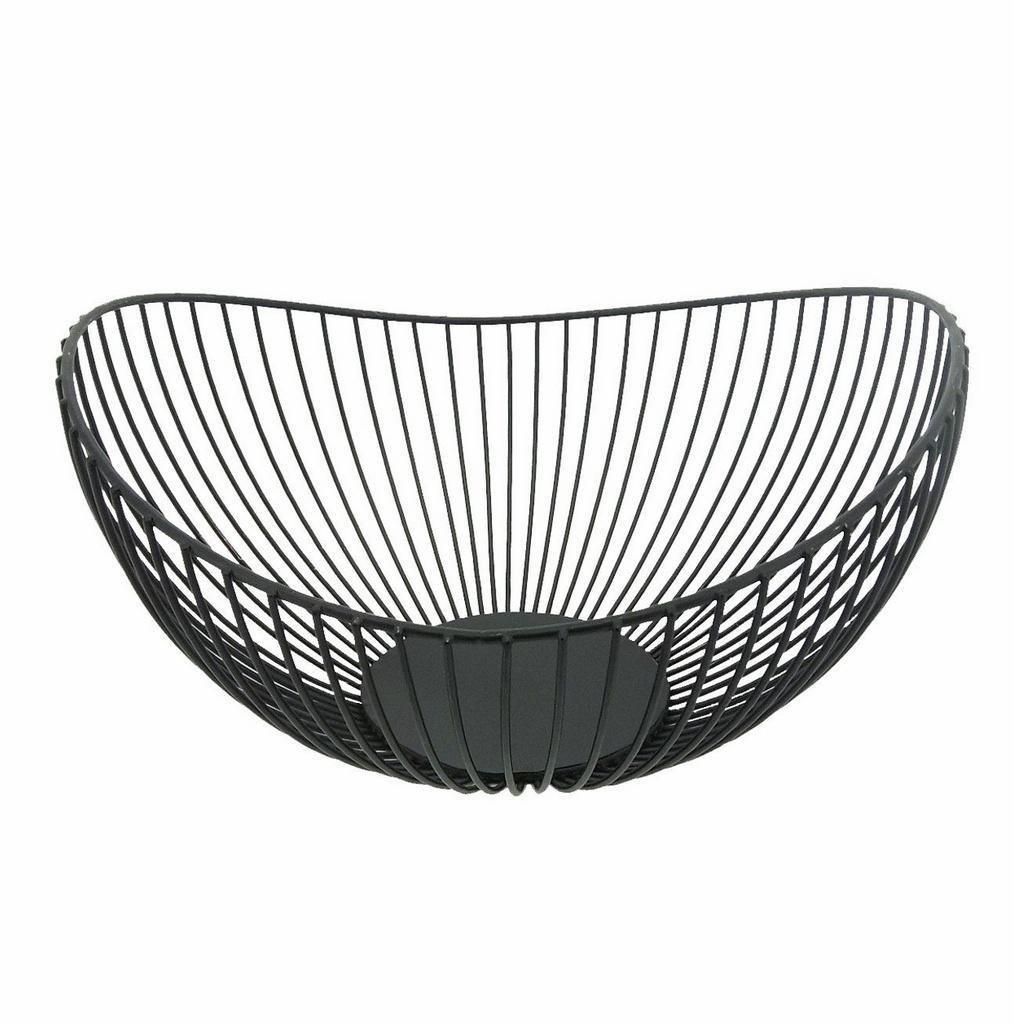 Cesta Metal Aramado Preto Windsor Premium 28cm - Yazi