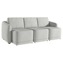 Ver imagem 6 de Sofá Cama Modulado Retrátil e Reclinável Decorativo Varsóvia 276cm Linho Cinza G33 - Gran Belo