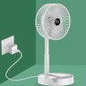 Ventilador de Mesa Dobrável Mini Circulador Ar Telescópico Usb Portátil Ajustável com Suporte para C - 2