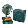 Ventilador de Mesa Dobrável Mini Circulador Ar Telescópico Usb Portátil Ajustável com Suporte para C - 3