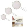 Peneira Coador Suco Fruta Kit 3 Peças Utensilio Cozinha Bar Casa Lanchonete Restaurante Cocçao - 2