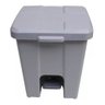Cesto Quadrado Com Pedal 15 Litros P15:Cinza - 1